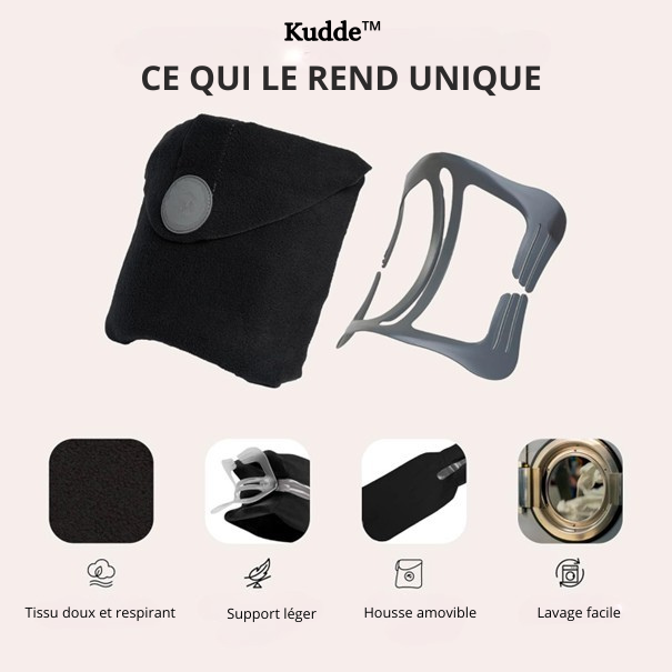 KUDDE™ - Coussin de voyage ergonomique
